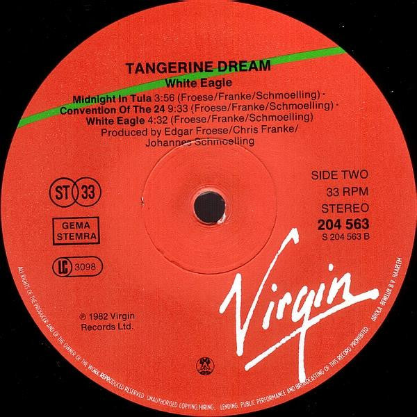 Tangerine Dream : White Eagle (LP, Album)
