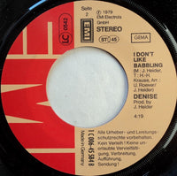 Denise (13) : Lovin' The Night Away (7", Single)