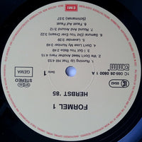 Various : Formel Eins - Herbst '85 (LP, Comp)
