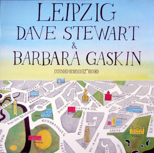 Dave Stewart & Barbara Gaskin : Leipzig (12", Maxi)
