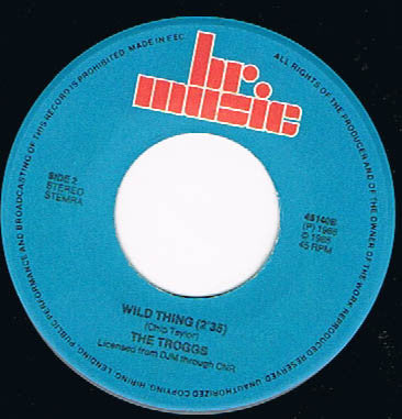 The Troggs : I Can't Control Myself  (7")