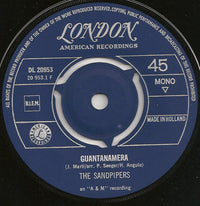 The Sandpipers : Guantanamera (7", Single, Mono)