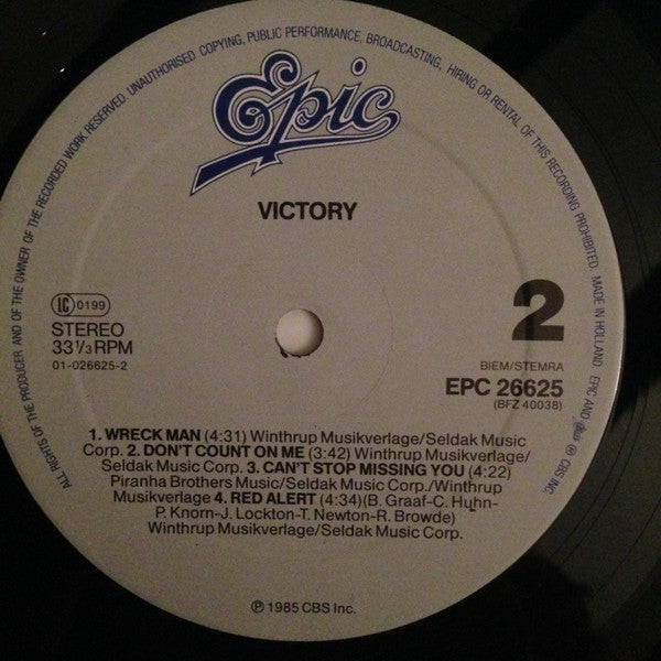 Victory (3) : Victory (LP, Album)