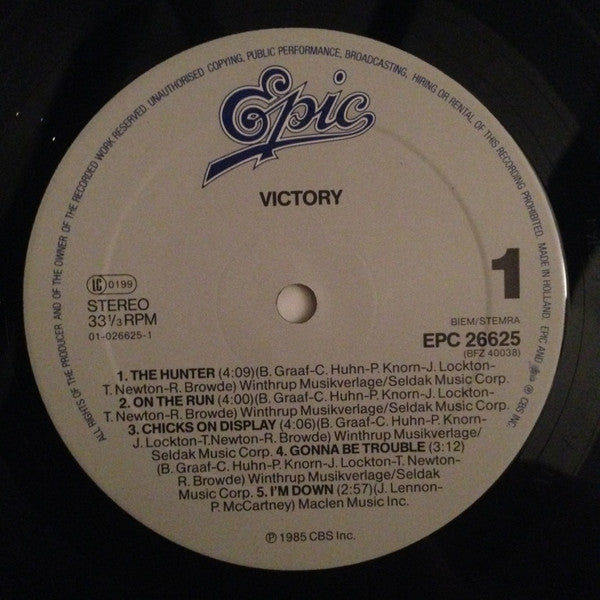 Victory (3) : Victory (LP, Album)