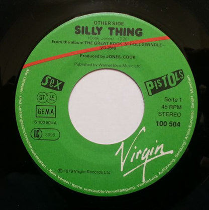 Sex Pistols : Silly Thing (7", Single)