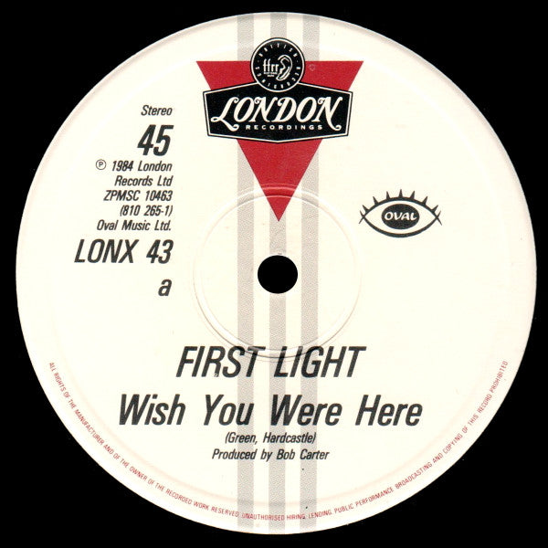 1st Light* : Wish You Were Here (12")