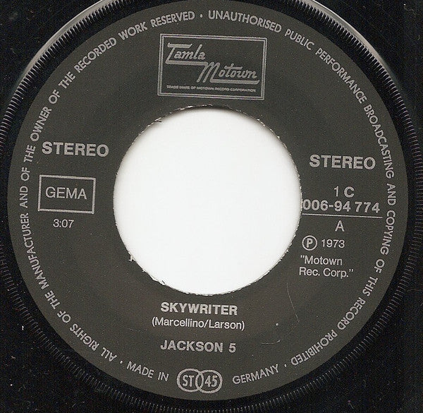 Jackson Five* : Skywriter (7")