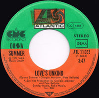 Donna Summer : Love's Unkind (7", Single)