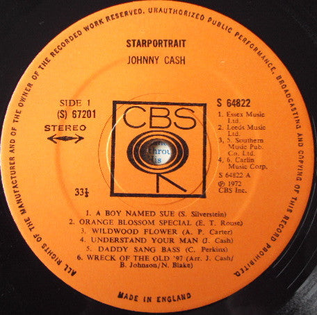 Johnny Cash : Starportrait (2xLP, Comp)