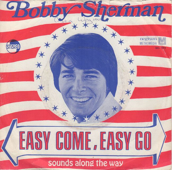 Bobby Sherman : Easy Come, Easy Go (7", Single)