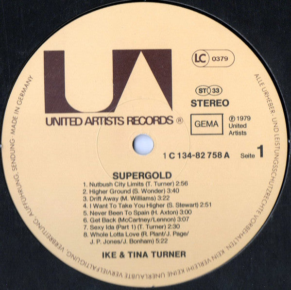 Ike & Tina Turner : Supergold (2xLP, Comp)