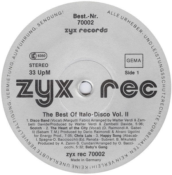 Various : The Best Of Italo Disco Vol. 2 (3xLP, Comp, Gre + Box)