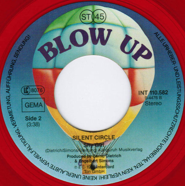 Silent Circle : Stop The Rain (7", Single, Red)