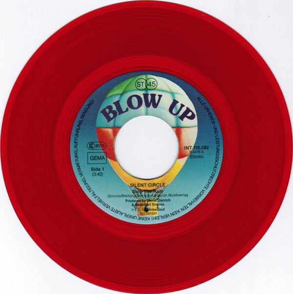 Silent Circle : Stop The Rain (7", Single, Red)
