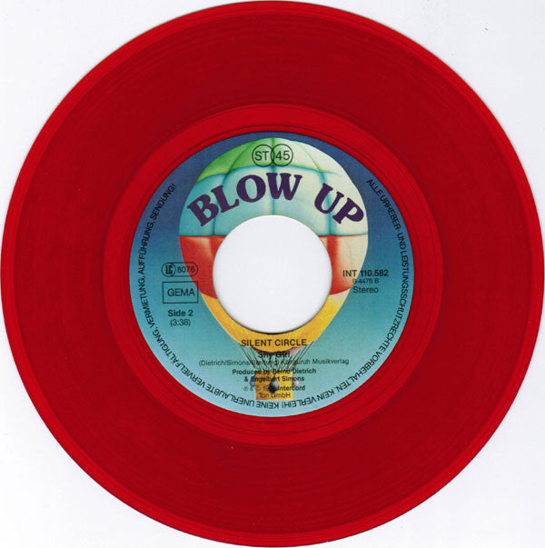 Silent Circle : Stop The Rain (7", Single, Red)