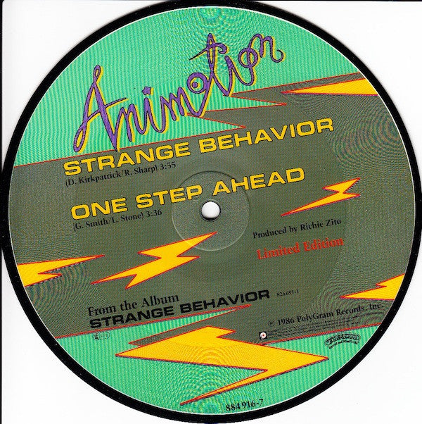 Animotion : Strange Behavior (7", Ltd, Pic)