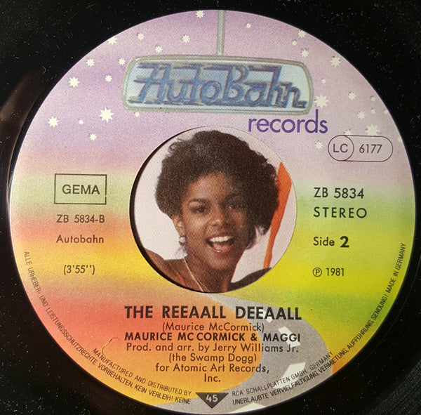 Maurice McCormick & Maji (3) : 15 Minutes / The Reeaall Deeaall (7", Single)