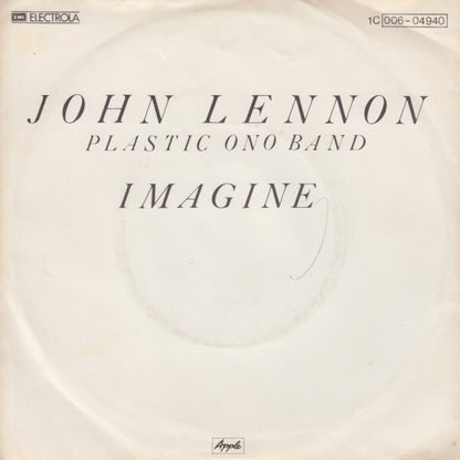 John Lennon, Plastic Ono Band* : Imagine (7", Single, RE)