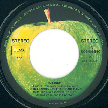 John Lennon, Plastic Ono Band* : Imagine (7", Single, RE)