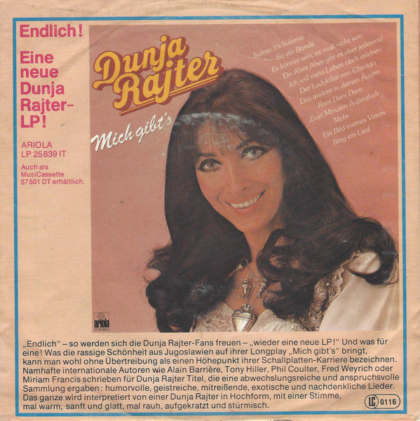 Dunja Rajter : Mehr (7", Single)