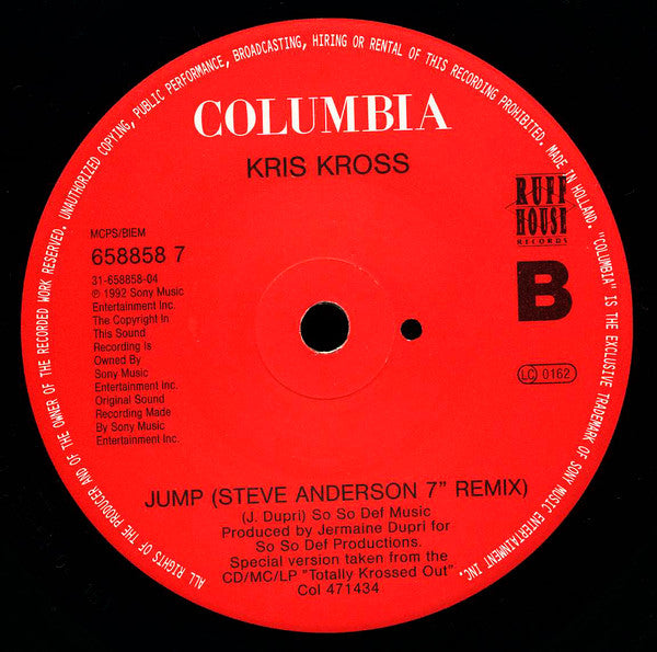 Kris Kross : Its A Shame (7", Single, Pos)