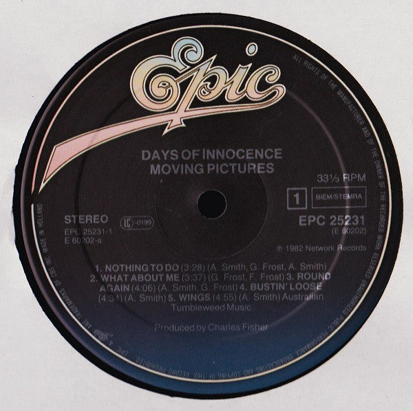 Moving Pictures (2) : Days Of Innocence (LP, Album)
