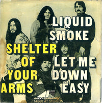 Liquid Smoke (2) : Shelter Of Your Arms / Let Me Down Easy (7", Single)