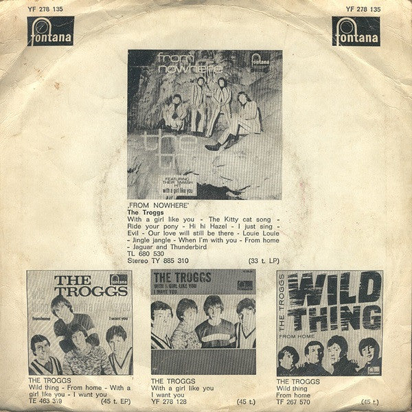 The Troggs : I Can't Control Myself  (7", Single, Mono)