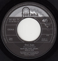 Dave Dee, Dozy, Beaky, Mick & Tich : Don Juan (7", Single, Mono)