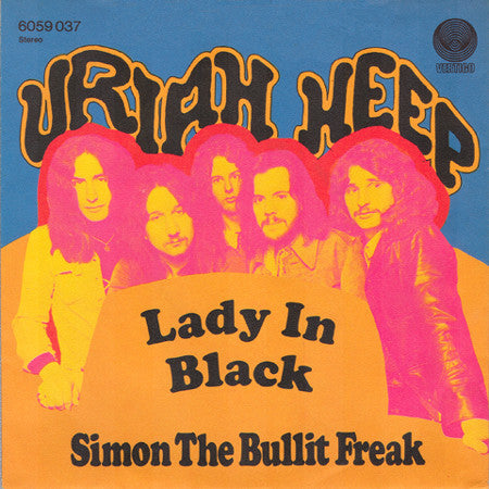 Uriah Heep : Lady In Black (7", Single)