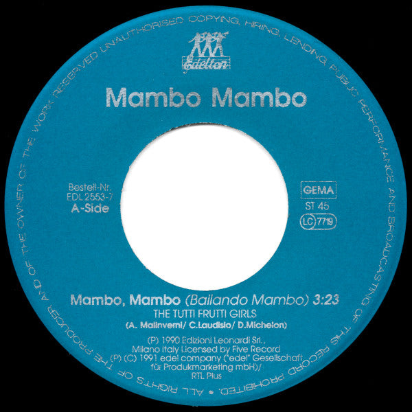 The Tutti Frutti-Girls : Mambo Mambo (7", Single)