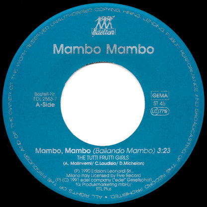 The Tutti Frutti-Girls : Mambo Mambo (7", Single)