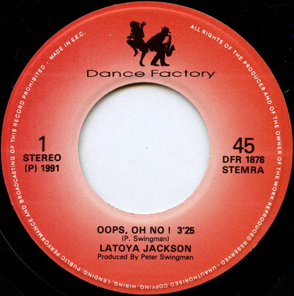 LaToya Jackson* : Oops, Oh No! (7")