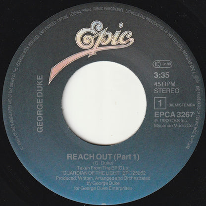 George Duke : Reach Out (7", Single)