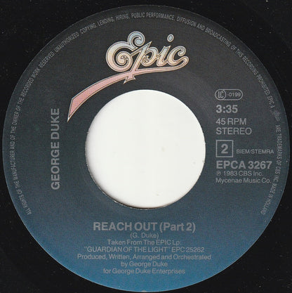 George Duke : Reach Out (7", Single)