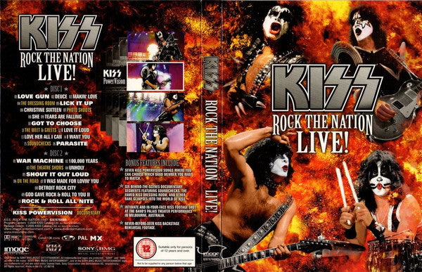 Kiss : Rock The Nation Live! (2xDVD-V, PAL)