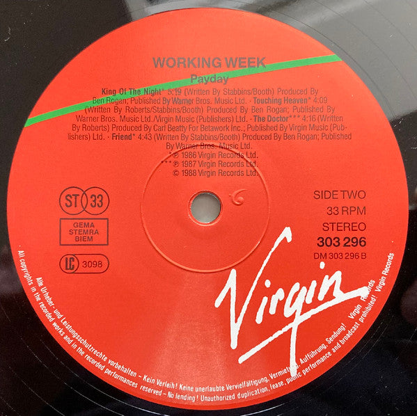 Working Week : Payday (2xLP, Comp)