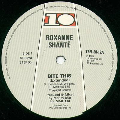 Roxanne Shanté : Bite This (12")
