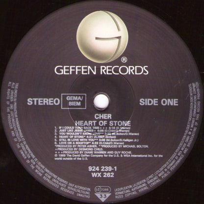 Cher : Heart Of Stone (LP, Album, Sto)