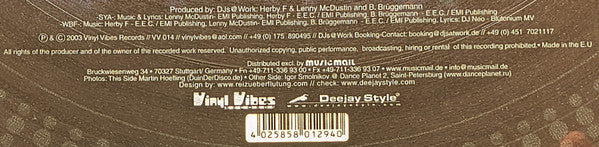DJs@Work* : Some Years Ago (12", Pic)
