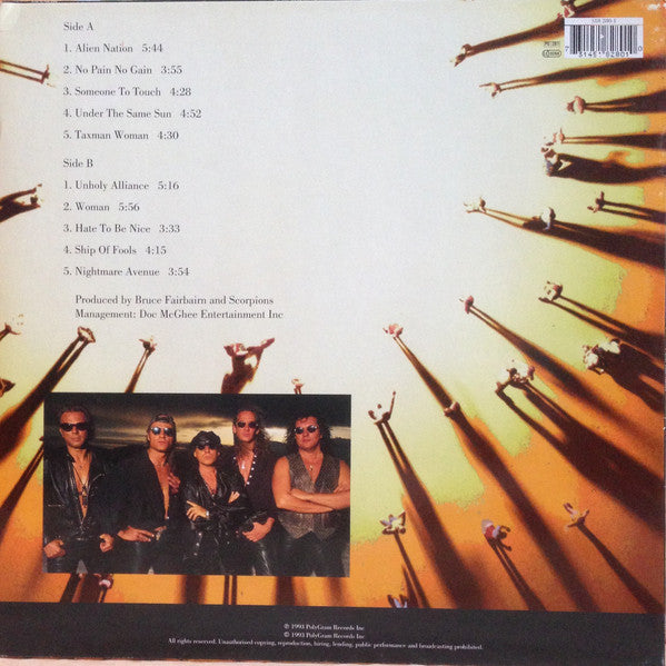 Scorpions : Face The Heat (LP, Album, Bla)