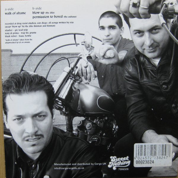 Sultans : Walk Of Shame (7")