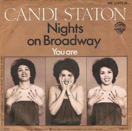 Candi Staton : Nights On Broadway (7", Single)