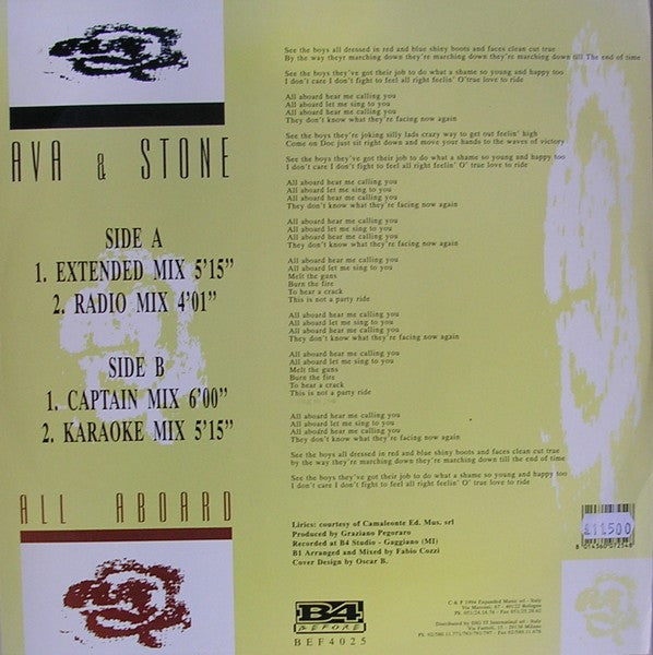 Ava & Stone : All Aboard (12")