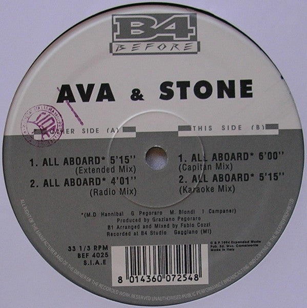 Ava & Stone : All Aboard (12")