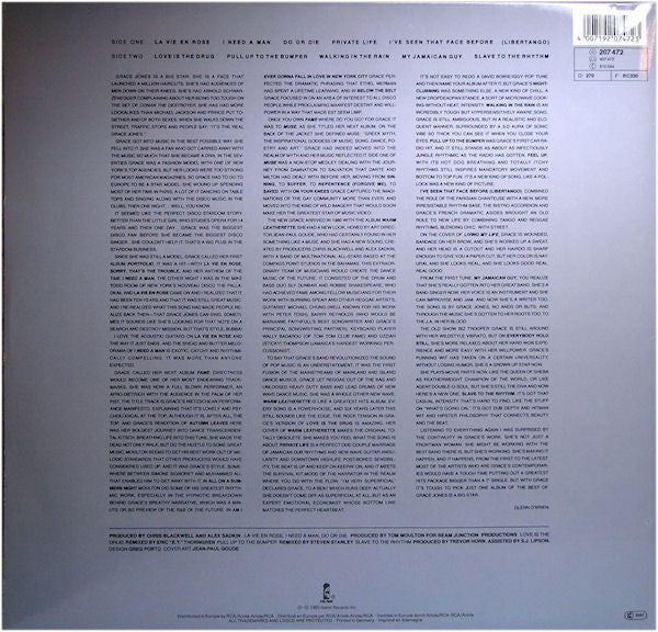 Grace Jones : Island Life (LP, Comp, RE, 25 )