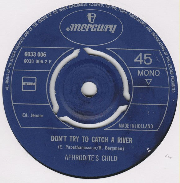 Aphrodite's Child : Such A Funny Night / Don't Try To Catch A River (7", Single, Mono)