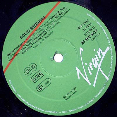 Wilko* : Solid Senders (LP)