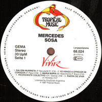 Mercedes Sosa : Vivir (LP, Comp)