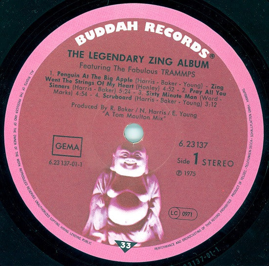 The Fabulous Trammps* : The Legendary Zing Album (LP, Album, RE)